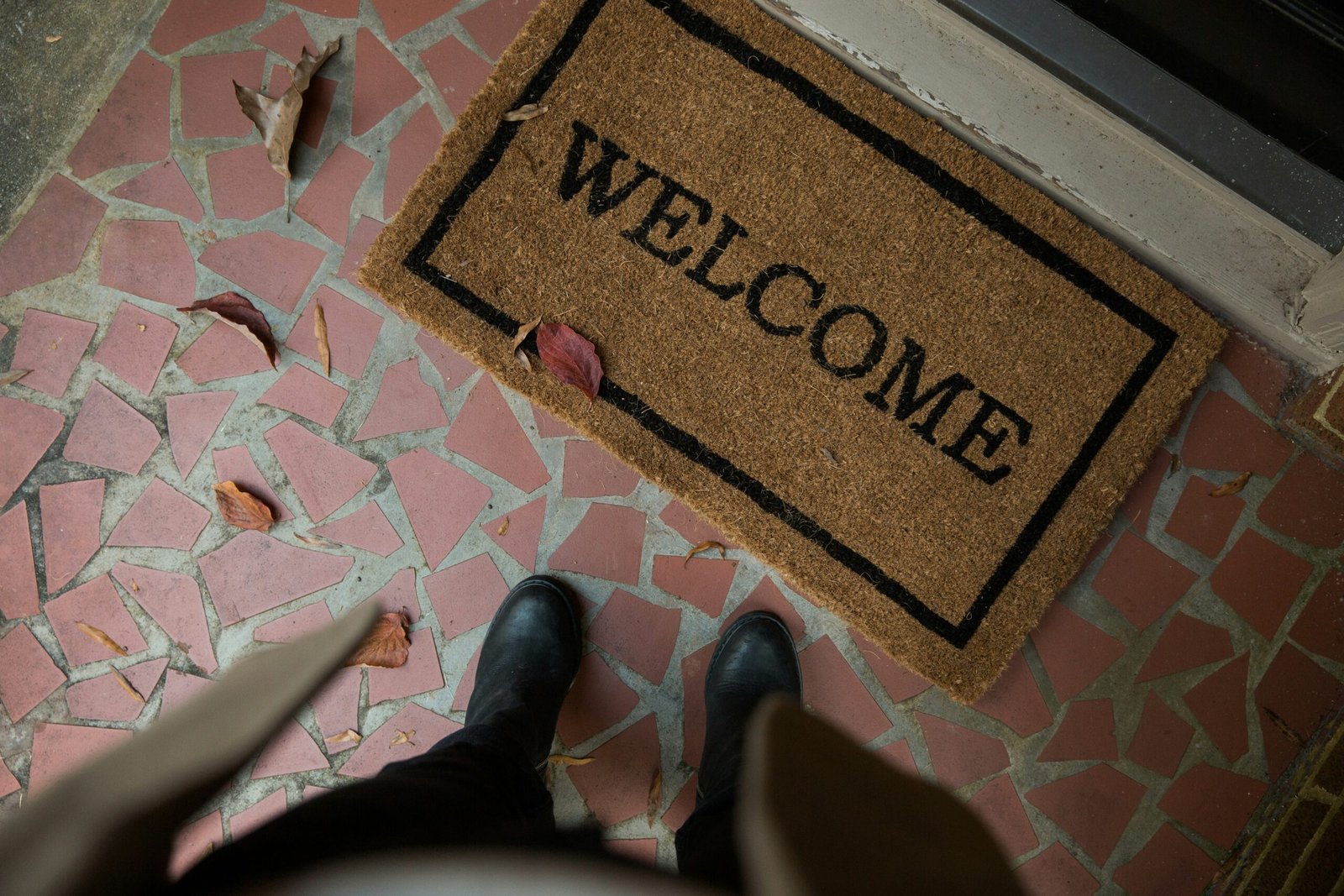 Bright open doorway representing a sense of belonging and coming home